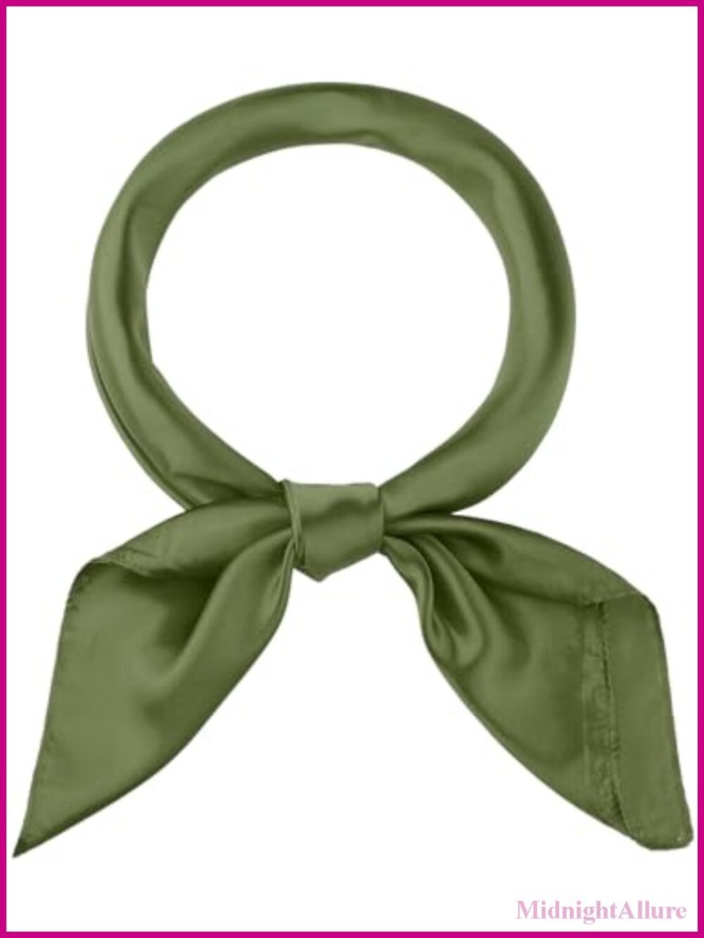 Satin Square Scarf 35x35 Silky Neck Scarf Head Wrap Bandana